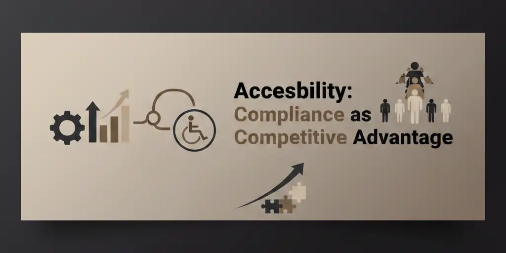 Accessibility impact metrics - 1 billion+ people with disabilities globally, $490 billion disposable income, 4,000+ ADA lawsuits in 2023, and 87% traffic increase from assistive technology users